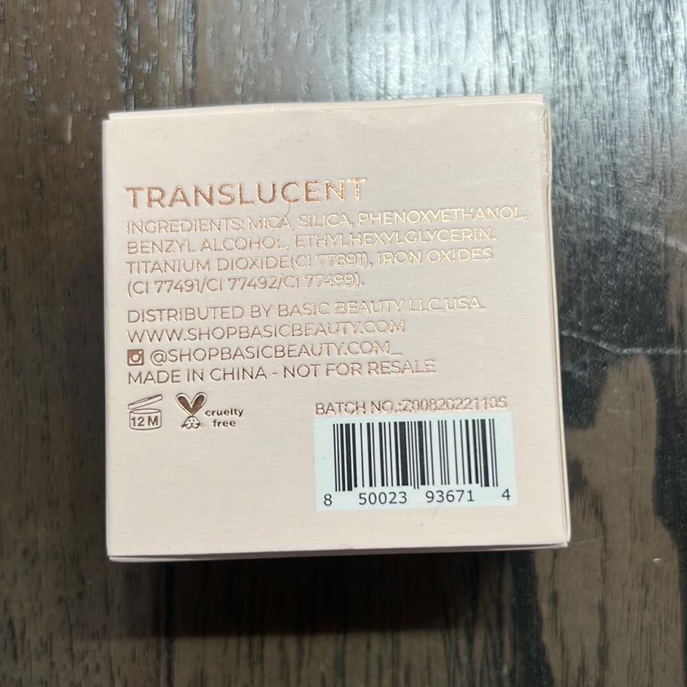 Basic beauty setting powder translucent - Picture 2 of 2